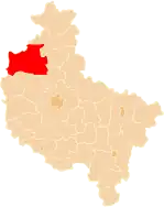 Localização do Condado de Czarnków-Trzcianka na Grande Polónia.