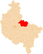 Localização do Condado de Gniezno na Grande Polônia.