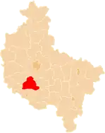 Localização do Condado de Kościan na Grande Polónia.