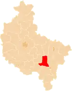 Localização do Condado de Pleszew na Grande Polónia.