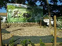 Painel ao Vaqueiro, construção permanente na Bona Primo