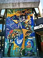 Painel “Homenagem a Lisboa”. Edifício Caleidoscópio no Campo Grande, em Lisboa (1972)