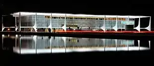 Visão do Palácio do Planalto