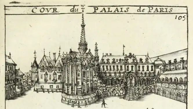 Cour du Mai em 1702