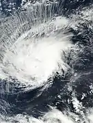 Banding features become increasingly defined, and an eye appears, signifying the storm's intensification into a hurricane