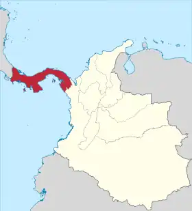 Localização de Panamá