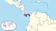 Mapa do Panamá