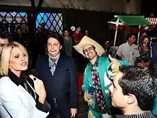 Monique Evans, Sílvio e Vesgo