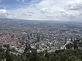 Panorámica de Bogotá desde Monserrate