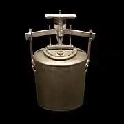 Uma panela "Papin", final do século XVIII