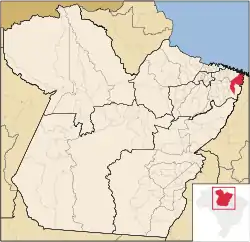 Localização de Viseu no Pará