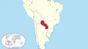 Mapa do Paraguai