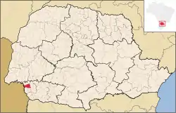 Localização de Planalto no Paraná