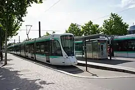 Estação do tramway da linha T2.