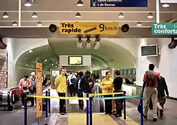 Esteira rolante rápida, em 2005.