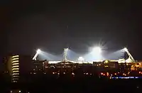 Vista aérea nocturna