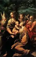 Madonna de Santa Margherita, de Parmigianino.