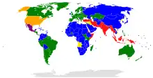 A political map of the world