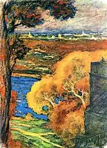 O Outono Dourado. (Montanhas Vorobyovy em Moscou)