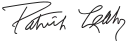 Assinatura de Patrick Leahy