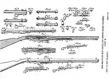 Firing cock repeating gun  Patente 6663