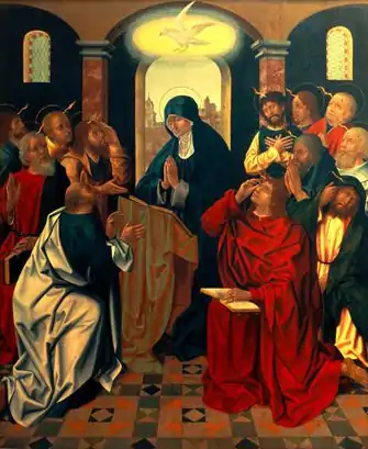 Pentecostes, Capelas laterais da Igreja de São Francisco de Évora, Museu Nacional de Arte Antiga