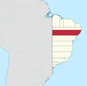Localização de Pernambuco