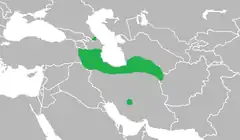 distribuição do leopardo persa