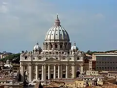 A Basílica de São Pedro, no Vaticano.
