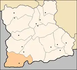 Município de Petrich na província de Blagoevgrad