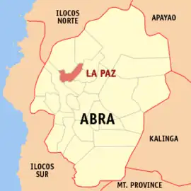 La Paz na Abra Coordenadas : 17°40'26"N, 120°41'5"E