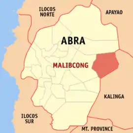 Malibcong na Abra  Coordenadas : 17°34'N, 120°59'E