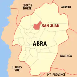 San Juan na Abra  Coordenadas : 17°41'N, 120°44'E