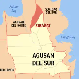Sibagat na Agusan do Sul  Coordenadas : 8°49'N, 125°42'E