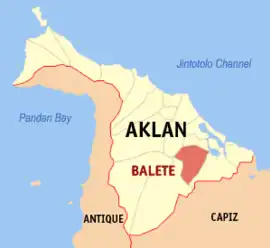 Balete na Aklan Coordenadas : 11°33'19"N, 122°22'45"E
