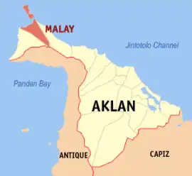 Malay na Aklan  Coordenadas : 11°53'59"N, 121°54'34"E