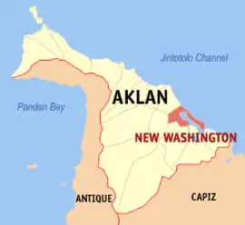 Nova Washington na Aklan Coordenadas : 11°38'54"N, 122°26'2"E
