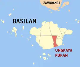 Ungkaya Pukan na Basilan  Coordenadas : 6°30'N, 122°7'E