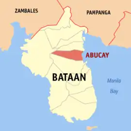 Abucay na Bataan  Coordenadas : 14°43'19.97"N, 120°32'7.56"E