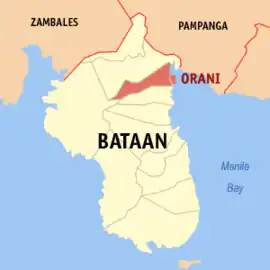 Orani na Bataan Coordenadas : 14°48'N, 120°32'E