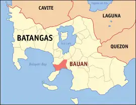 Bauan na Batangas  Coordenadas : 13°47'30.12"N, 121°0'30.60"E