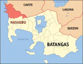 Nasugbu na Batangas Coordenadas : 14°4'N, 120°38'E