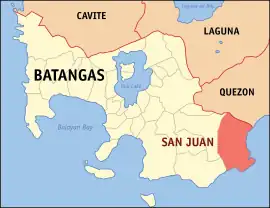 San Juan na Batangas  Coordenadas : 13°49'34"N, 121°23'46"E