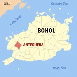 Antequera na Bohol  Coordenadas : 9°46'52.32"N, 123°53'50.99"E