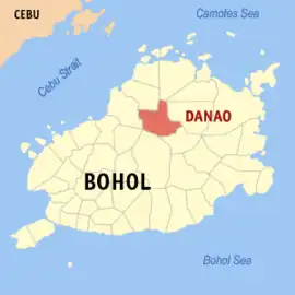 Dánao na Bohol  Coordenadas : 10°1'N, 124°16'E