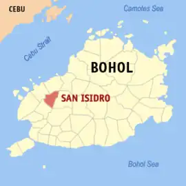 San Isidro na Bohol  Coordenadas : 9°48'N, 124°18'E