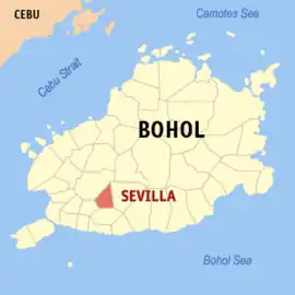 Sevilla na Bohol  Coordenadas : 9°42'N, 124°3'E