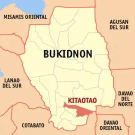 Kitaotao na Bukidnon  Coordenadas : 7°38'26"N, 125°0'31"E