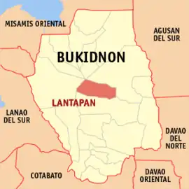 Lantapan na Bukidnon  Coordenadas : 8°0'0"N, 125°1'24"E