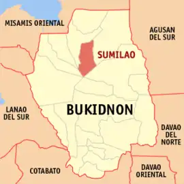 Sumilao na Bukidnon Coordenadas : 8°19'41"N, 124°58'42"E